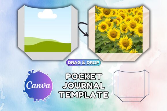 Download Junk Journal Folio Template Pocket - Journal Collection