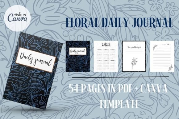 Download Printable Floral Daily Journal PDF - Journal Collection