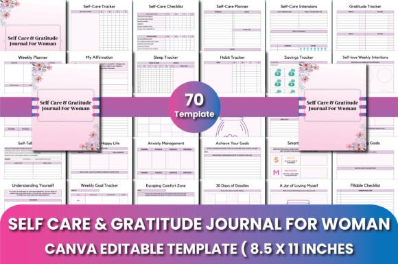 Download Self Care &amp; Gratitude Journal for Woman - Journal Collection