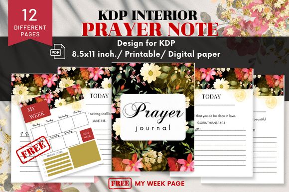Download Prayer Journal/ Printable/ Digital Paper - Journal Collection