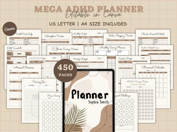 Download ADHD Planner for Work, ADHD Journal Plan - Journal Collection