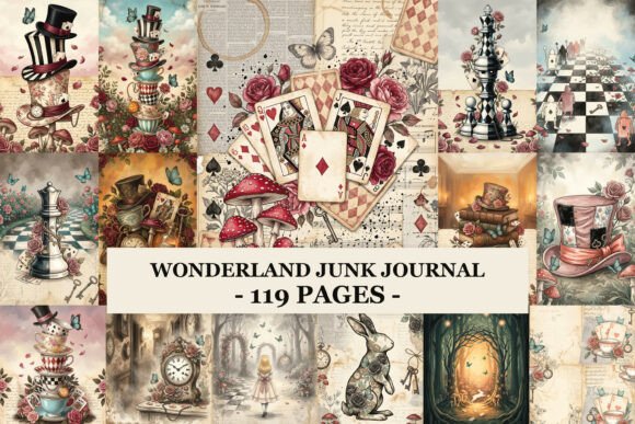 Download Wonderland Junk Journal - Journal Collection