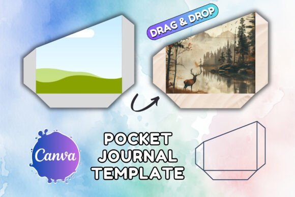 Download Pocket Journal Folio Template Canva - Journal Collection