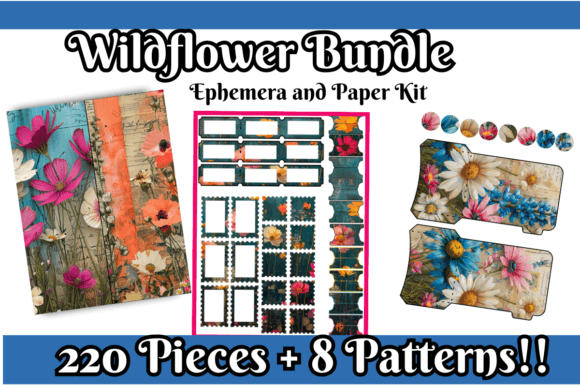 Download Wildflower Junk Journal Kit Large - Journal Collection