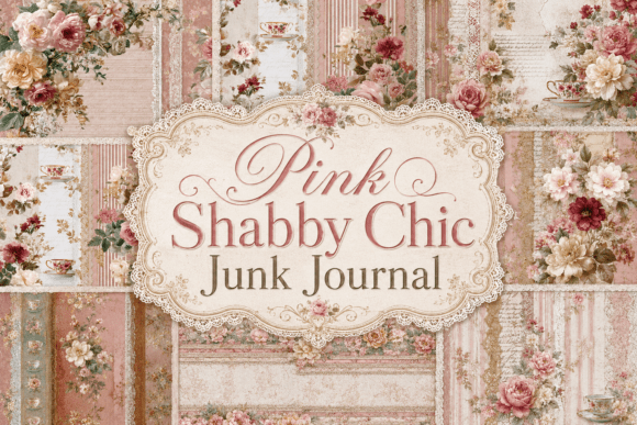 Download Pink Shabby Chic Junk Journal - Journal Collection