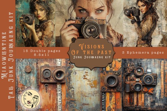 Download Visions of the Past Junk Journaling Kit - Journal Collection