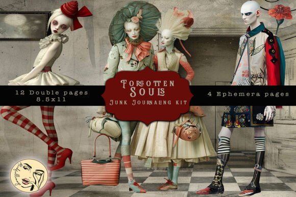 Download Forgotten Souls Junk Journaling Kit - Journal Collection