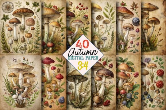 Download Printable Autumn Junk Journal Pages - Journal Collection