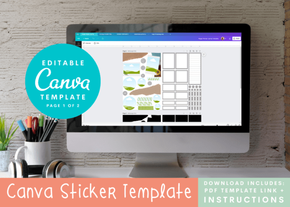 Download Canva Happy Planner Journal Template - Journal Collection