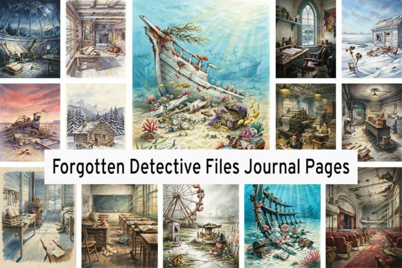 Download Forgotten Detective Files Junk Journals - Journal Collection