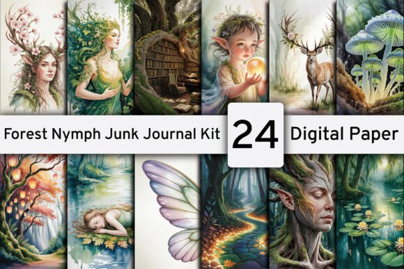 Download Forest Nymph Junk Journal Kit - Journal Collection