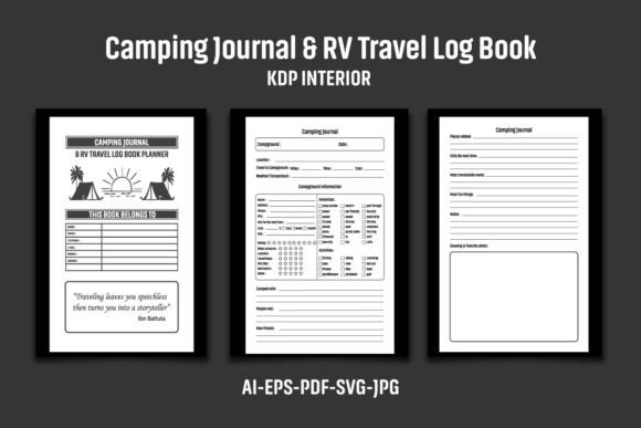 Download Camping Journal &amp; RV Travel Log - KDP - Journal Collection
