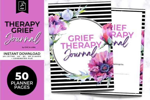Download Grief Therapy Journal - Printable - Journal Collection