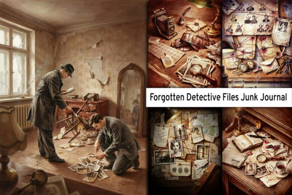 Download Forgotten Detective Files Junk Journals - Premium Resources