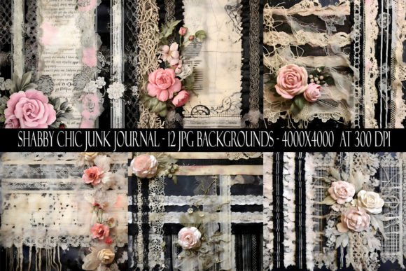 Download Shabby Chic Junk Journal Backgrounds - Journal Collection