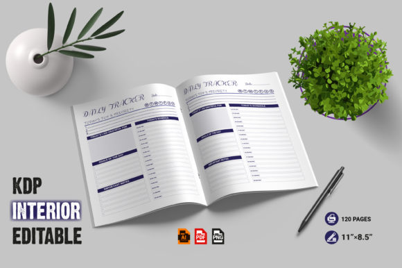 Download 2022 Daily Tracker Ready for KDP - Premium Resources