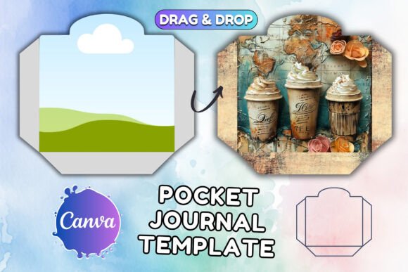 Download Junk Journal Folio Template Pocket - Journal Collection