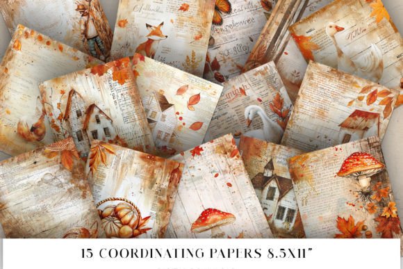 Download Fall Junk Journal Pages - Journal Collection