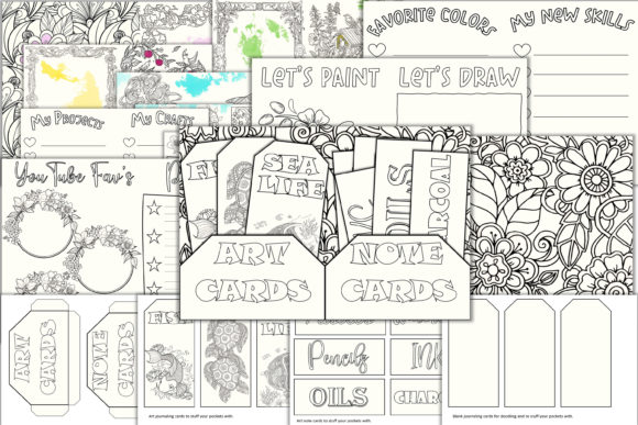 Download Art Journal Kit PDF JPEG and PNG - Journal Collection