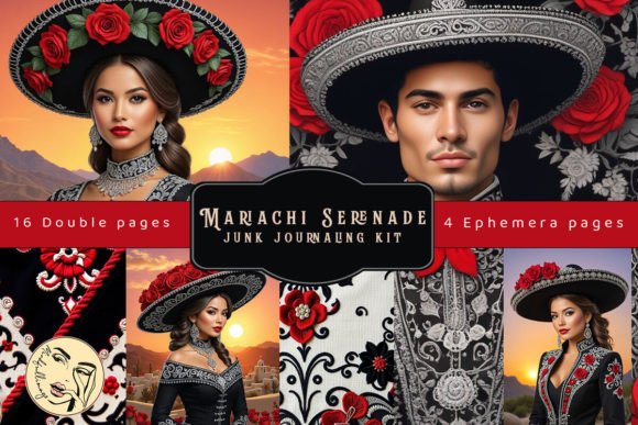Download Mariachi Serenade Junk Journaling Kit - Journal Collection