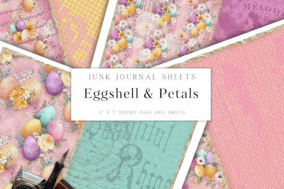 Download Printable Easter Floral Journal Sheets - Journal Collection