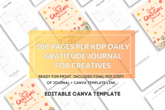 Download PLR Daily Gratitude Journal for Creative - Journal Collection