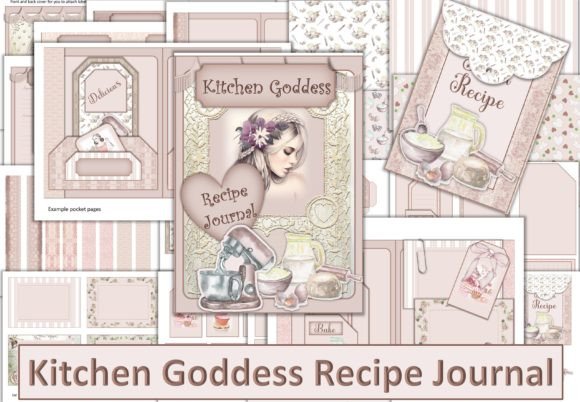 Download Printable Recipe Journal Kit JPEG &amp; PDF - Journal Collection