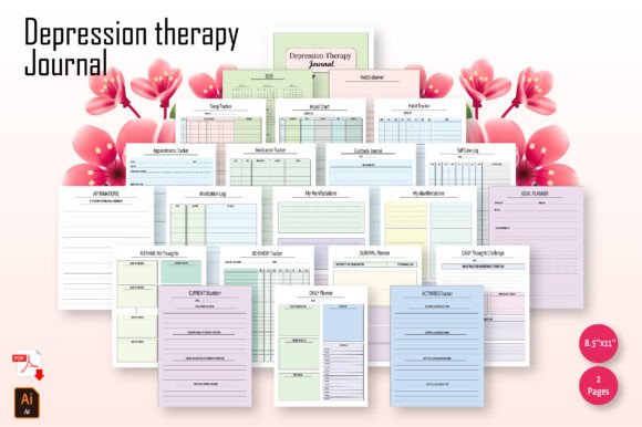 Download Depression Therapy Journal Colored - Journal Collection