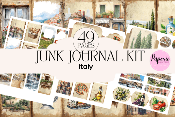 Download Italy Junk Journal Kit - Journal Collection