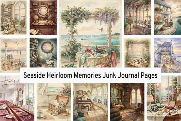 Download Seaside Heirloom Memories Junk Journals - Journal Collection