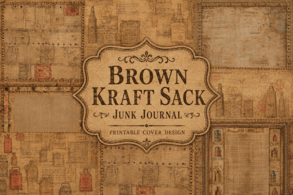 Download Brown Kraft Sack Junk Journal - Journal Collection