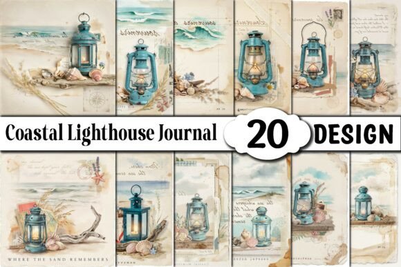 Download Coastal Lighthouse Junk Journals - Journal Collection