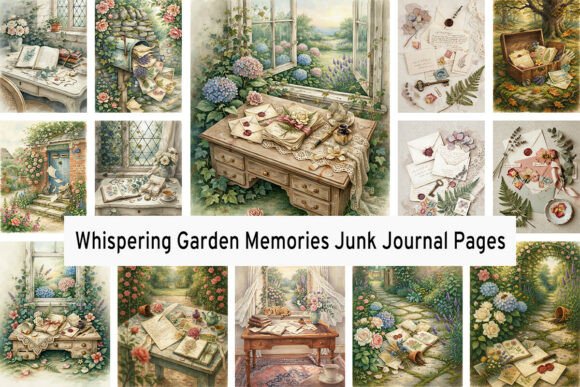 Download Whispering Garden Memories Junk Journals - Journal Collection