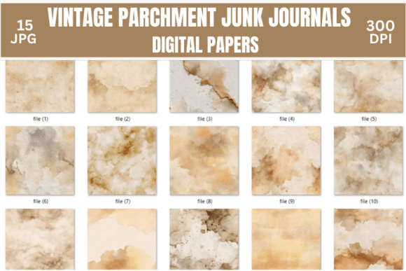 Download Vintage Parchment Junk Journals Paper - Journal Collection