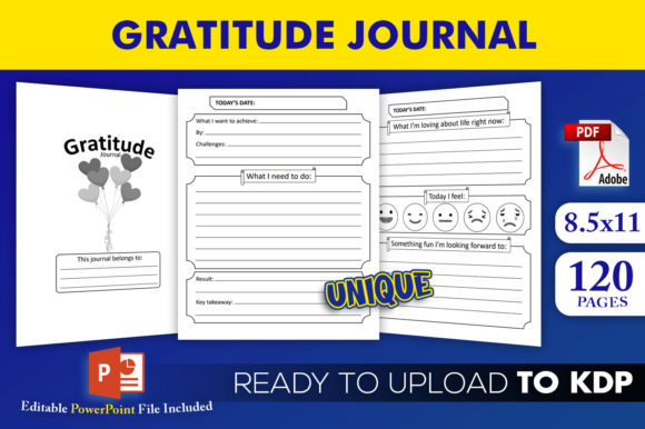 Download Daily Gratitude Journal | KDP Interior - Journal Collection