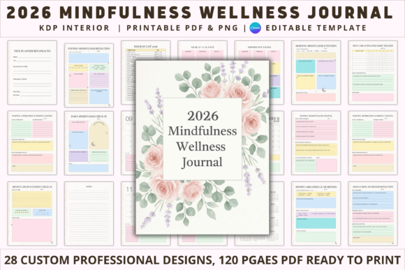 Download 2026 Mindfulness Wellness Journal - Journal Collection