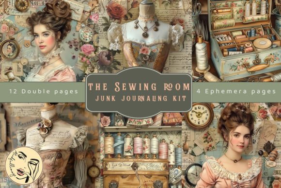 Download The Sewing Room Junk Journaling Kit - Journal Collection