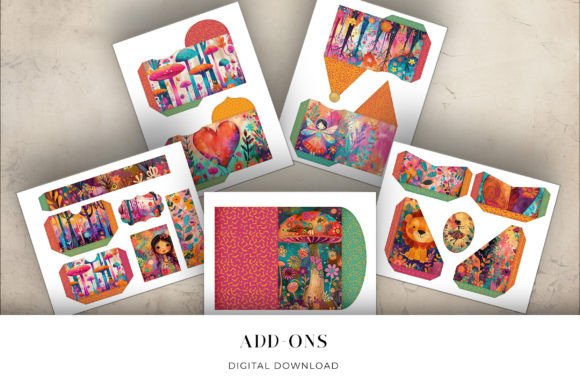 Download Bright Folio Envelopes Junk Journals - Premium Resources